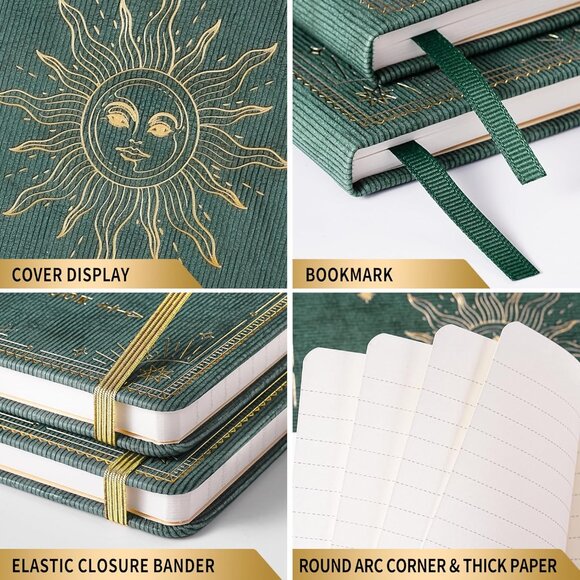 Artfan Ruled Notebook/Journal –Thick Paper Faux Leather Classic Notebook - Picture 5 of 5